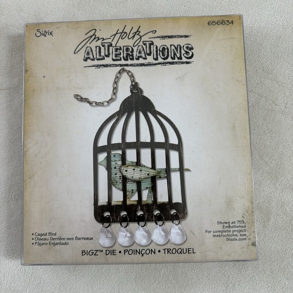 Sizzix Tim Holtz Alterations Lot Of 4 Dies - Picture 10 of 16